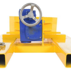 Vestil DCR-RAR-12 Steel Right Angle Yellow Drum Rotator