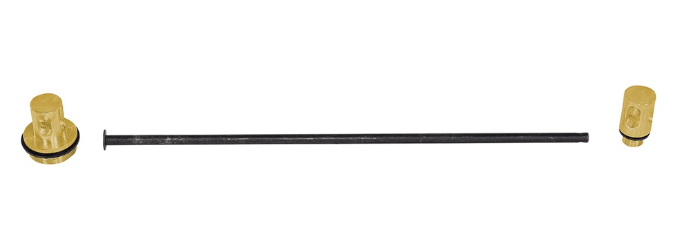 Vestil DDL-55-BRS 3" x 23-1/8" x 3" Brass Double Drum Lock 55 Gallon