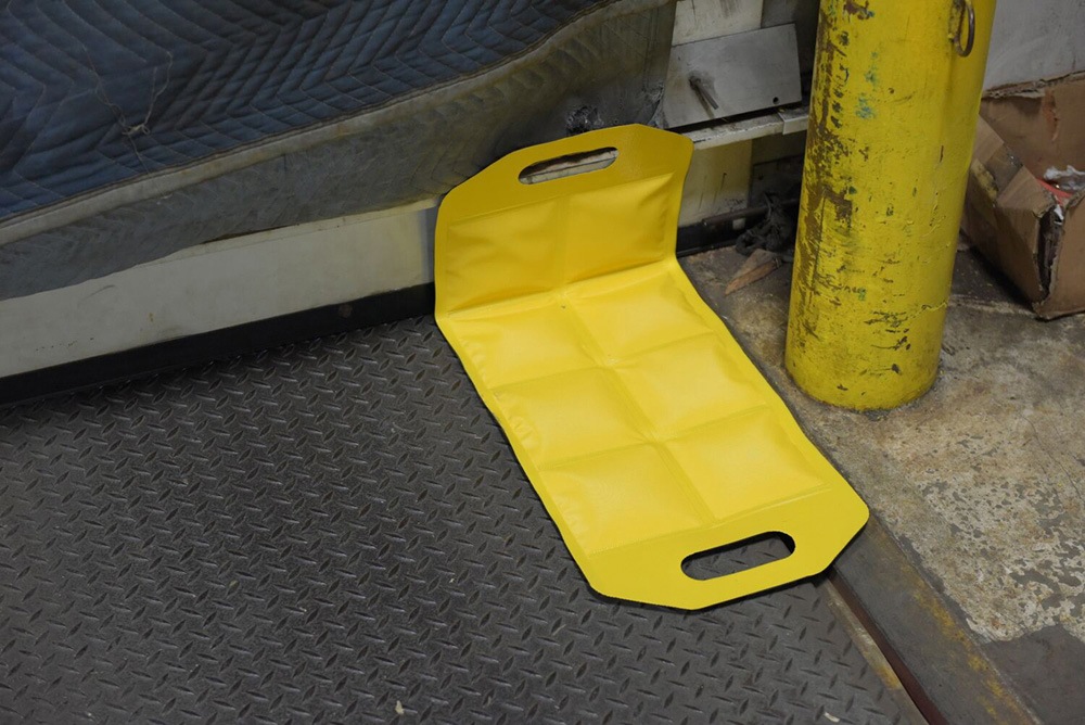 Vestil Vinyl Dock Draft Mats - Black/Yellow