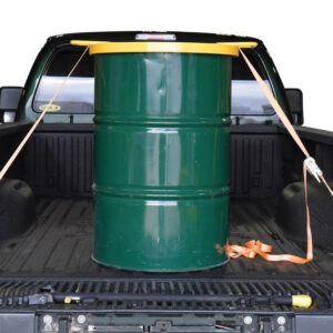 Vestil DTD-24-2P Steel Drum Tie Down 55 Gallon - Yellow