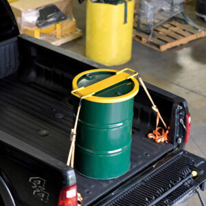 Vestil DTD-24-2P Steel Drum Tie Down 55 Gallon - Yellow