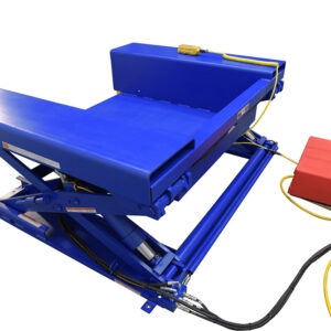 Vestil Steel Electric Hydraulic Ground Lift Table with Tilt - 4000 Lb. Capacity