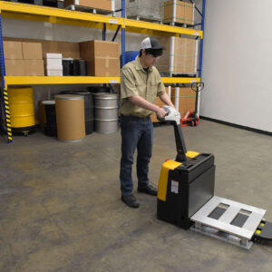 Vestil EPT-SF-1232-26 Steel Electric Pallet Truck with Single Fork