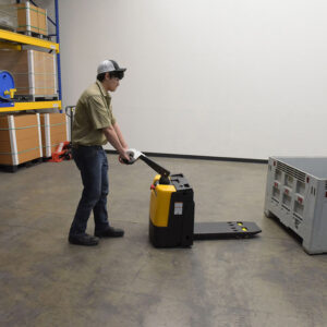 Vestil EPT-SF-1232-26 Steel Electric Pallet Truck with Single Fork