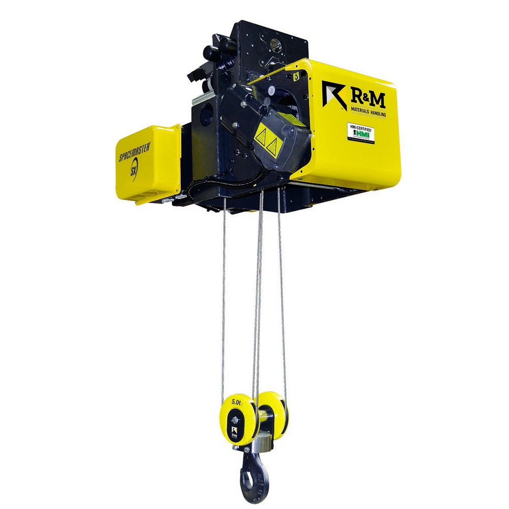 Vestil 460V 3 Phase Electric Wire Rope Hoist Option - Yellow/Black