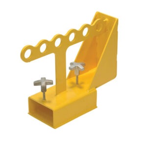 Vestil FORK-P Steel Fork Lifter - 400 Lb. Capacity - Yellow