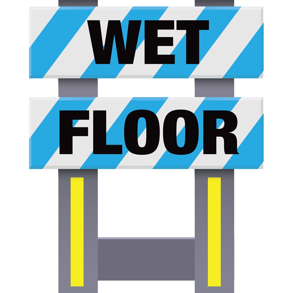 Vestil FSB-3832-BU-009 Corrugated Plastic Folding Safety Barricade