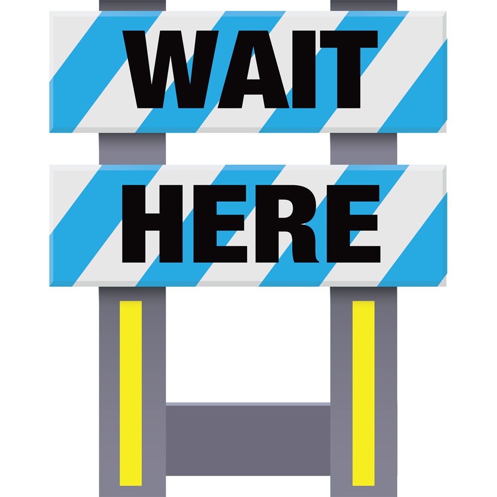 Vestil FSB-3832-BU-034 Corrugated Plastic Folding Safety Barricade