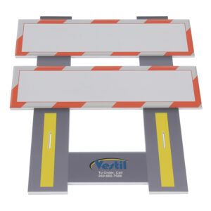 Vestil FSB-3832-OR-001 Corrugated Plastic Folding Safety Barricade