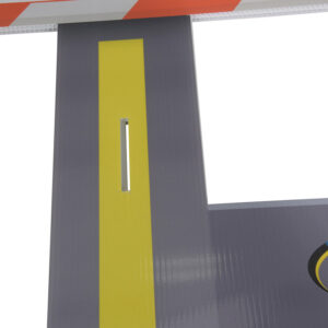 Vestil FSB-3832-OR-001 Corrugated Plastic Folding Safety Barricade