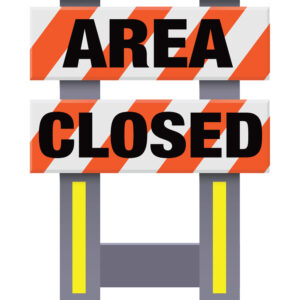 Vestil FSB-3832-OR-002 Corrugated Plastic Folding Safety Barricade