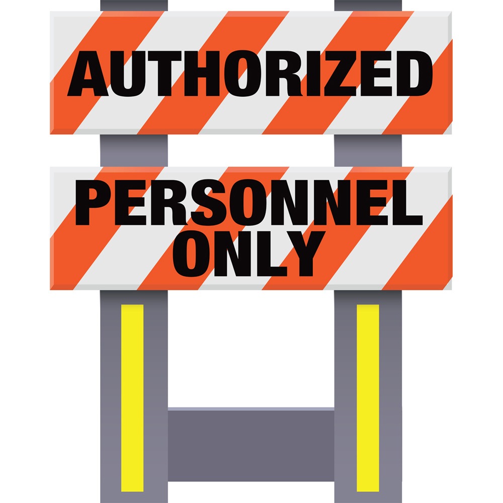 Vestil FSB-3832-OR-003 Corrugated Plastic Folding Safety Barricade