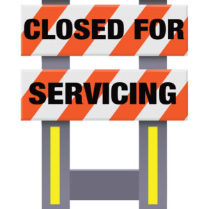 Vestil FSB-3832-OR-004 Corrugated Plastic Folding Safety Barricade