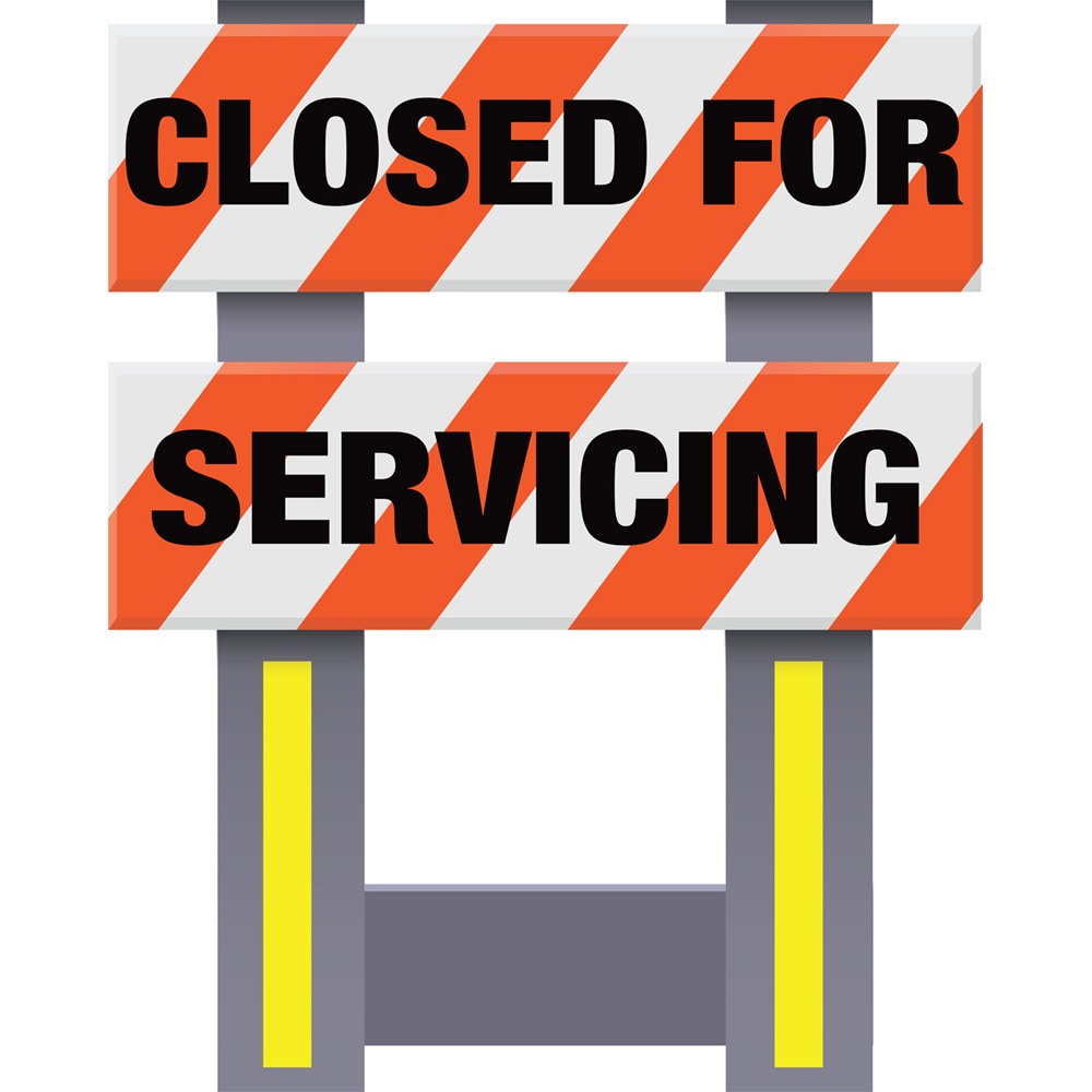 Vestil FSB-3832-OR-004 Corrugated Plastic Folding Safety Barricade