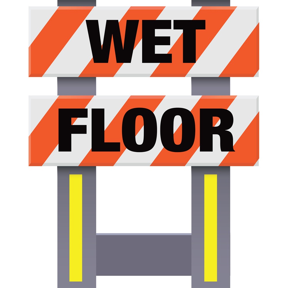 Vestil FSB-3832-OR-009 Corrugated Plastic Folding Safety Barricade