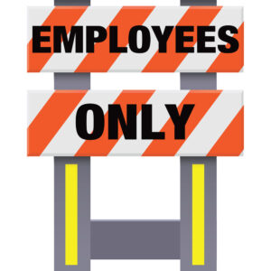 Vestil FSB-3832-OR-010 Corrugated Plastic Folding Safety Barricade