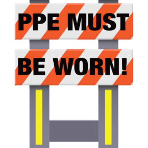 Vestil FSB-3832-OR-022 Corrugated Plastic Folding Safety Barricade