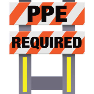 Vestil FSB-3832-OR-023 Corrugated Plastic Folding Safety Barricade