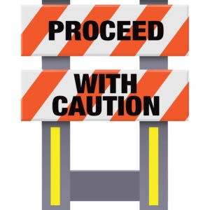 Vestil FSB-3832-OR-024 Corrugated Plastic Folding Safety Barricade