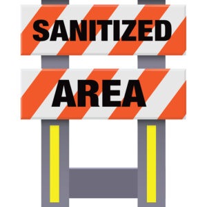 Vestil FSB-3832-OR-028 Corrugated Plastic Folding Safety Barricade