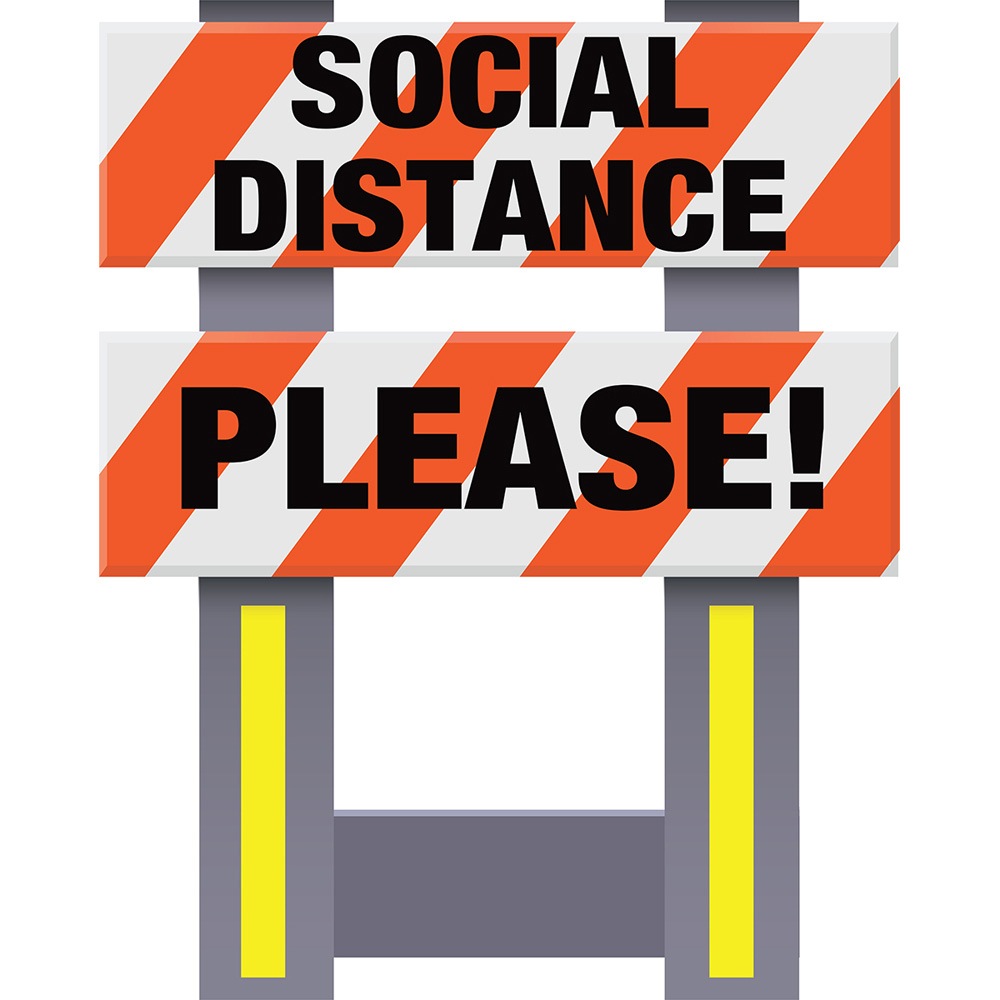 Vestil FSB-3832-OR-031 Corrugated Plastic Folding Safety Barricade