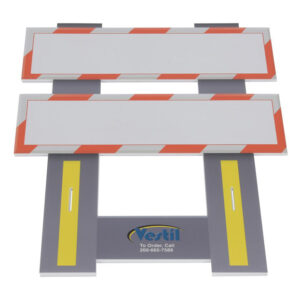 Vestil FSB-3832-OR-035 Corrugated Plastic Folding Safety Barricade