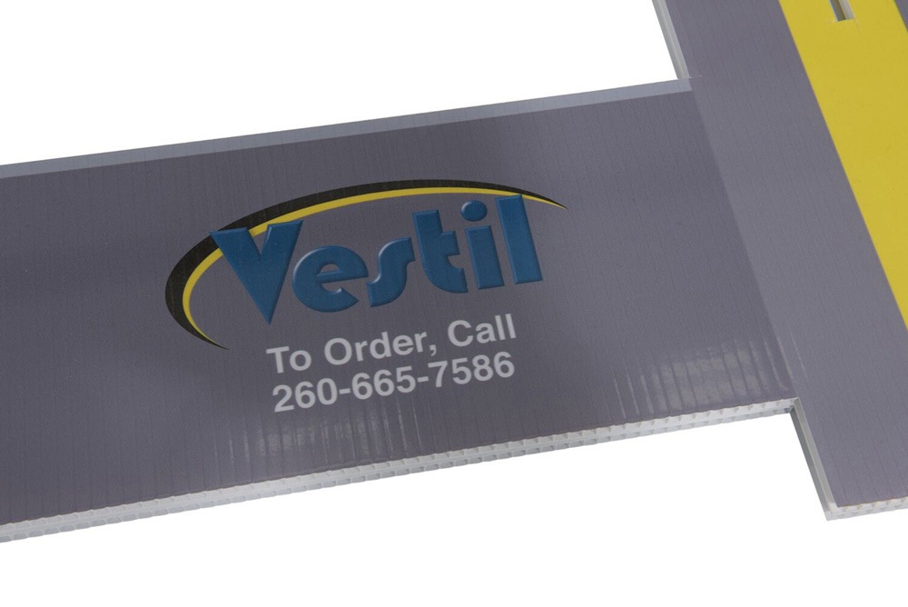 Vestil FSB-3832-OR-035 Corrugated Plastic Folding Safety Barricade