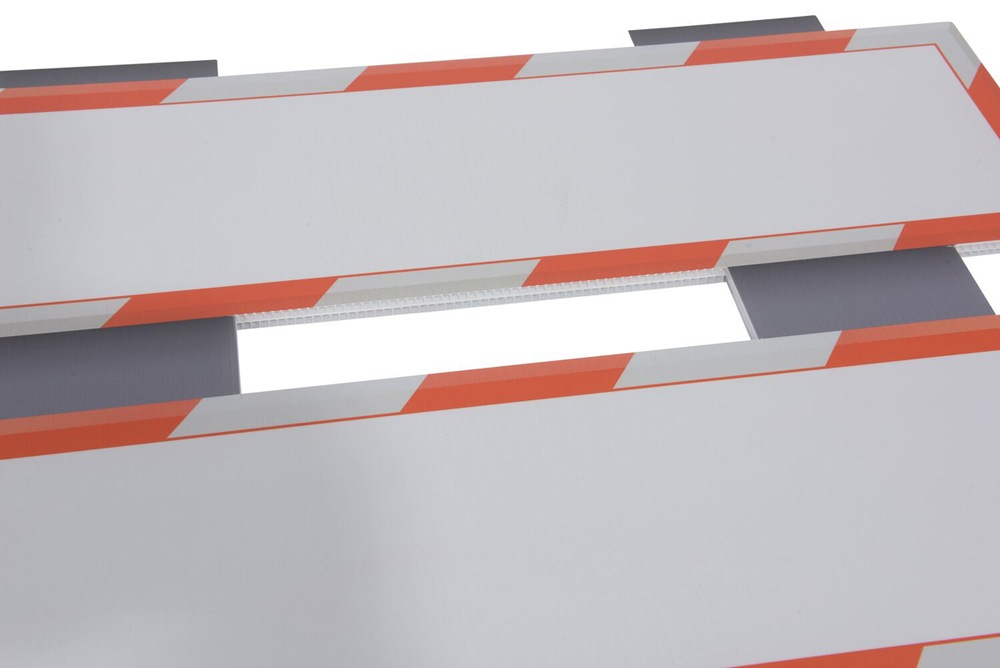 Vestil FSB-3832-OR-035 Corrugated Plastic Folding Safety Barricade