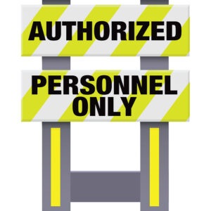 Vestil FSB-3832-VYL-003 Corrugated Plastic Folding Safety Barricade