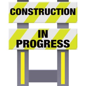 Vestil FSB-3832-VYL-006 Corrugated Plastic Folding Safety Barricade