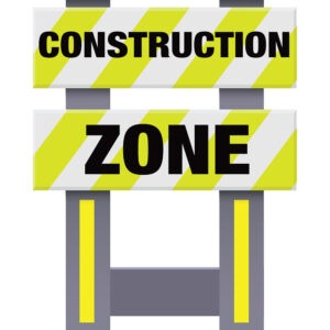 Vestil FSB-3832-VYL-007 Corrugated Plastic Folding Safety Barricade