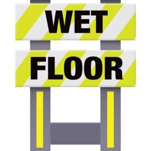 Vestil FSB-3832-VYL-009 Corrugated Plastic Folding Safety Barricade