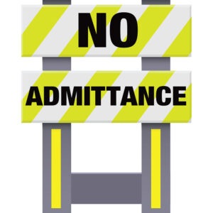 Vestil FSB-3832-VYL-019 Corrugated Plastic Folding Safety Barricade