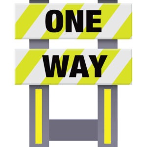 Vestil FSB-3832-VYL-020 Corrugated Plastic Folding Safety Barricade