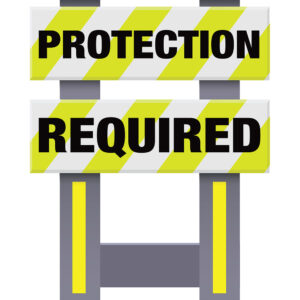 Vestil FSB-3832-VYL-025 Corrugated Plastic Folding Safety Barricade