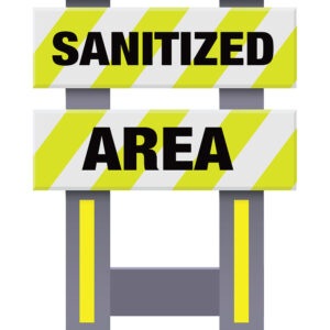 Vestil FSB-3832-VYL-028 Corrugated Plastic Folding Safety Barricade