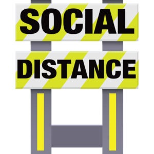 Vestil FSB-3832-VYL-030 Corrugated Plastic Folding Safety Barricade