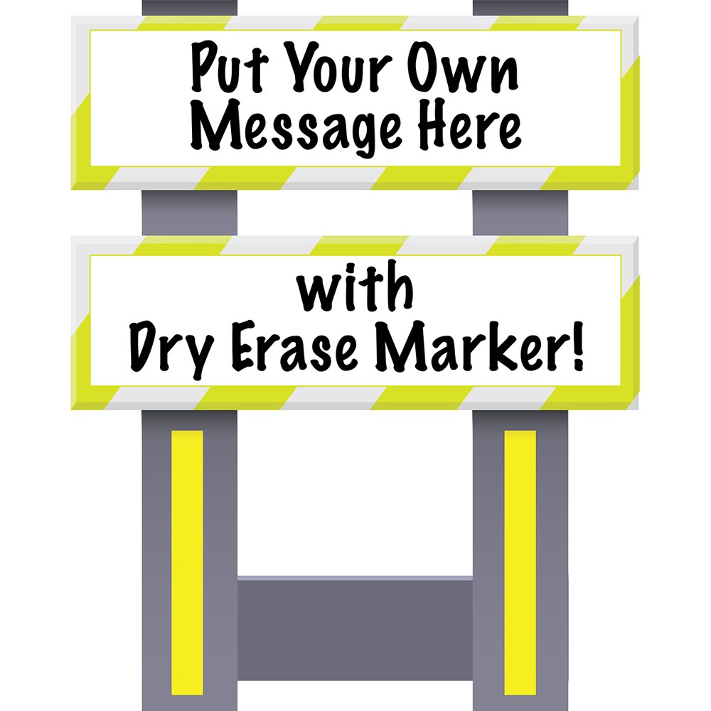 Vestil FSB-3832-VYL-035 Corrugated Plastic Folding Safety Barricade