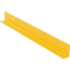 Vestil Thick Steel Floor Safety Curb - Yellow