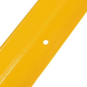 Vestil Thick Steel Floor Safety Curb - Yellow