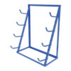 Vestil HSR-4860 Steel Horizontal Blue Storage Rack 48" Width Per Arm