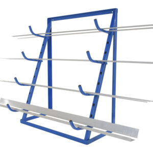 Vestil HSR-4860 Steel Horizontal Blue Storage Rack 48