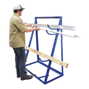 Vestil HSR-4860 Steel Horizontal Blue Storage Rack 48