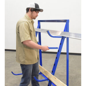 Vestil HSR-4860 Steel Horizontal Blue Storage Rack 48