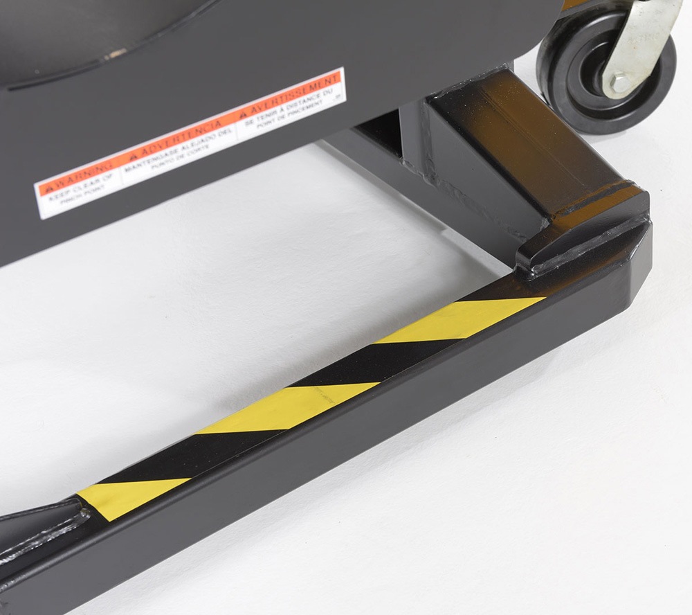 Vestil HYD-ROLL-47-DC Steel 12 V DC Roll Lifter Transporter