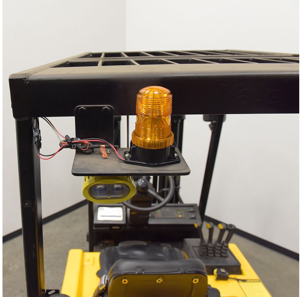 Vestil LT-RC5-FSL-AM Polycarbonate Fork Truck Safety and Warning Light