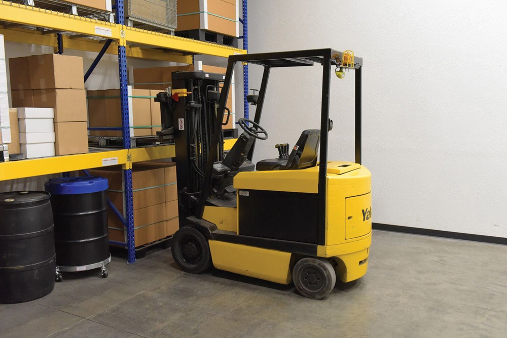 Vestil LT-RC5-FSL-AM Polycarbonate Fork Truck Safety and Warning Light