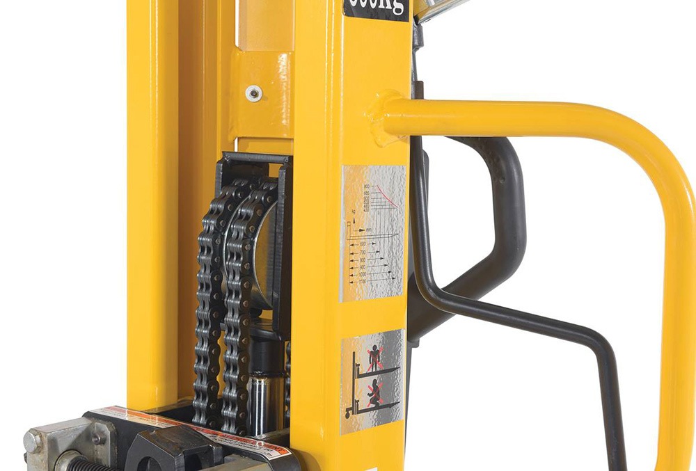 Vestil LTT-2145 21" x 45" Steel Lift Tilt Truck Yellow/Black Forks