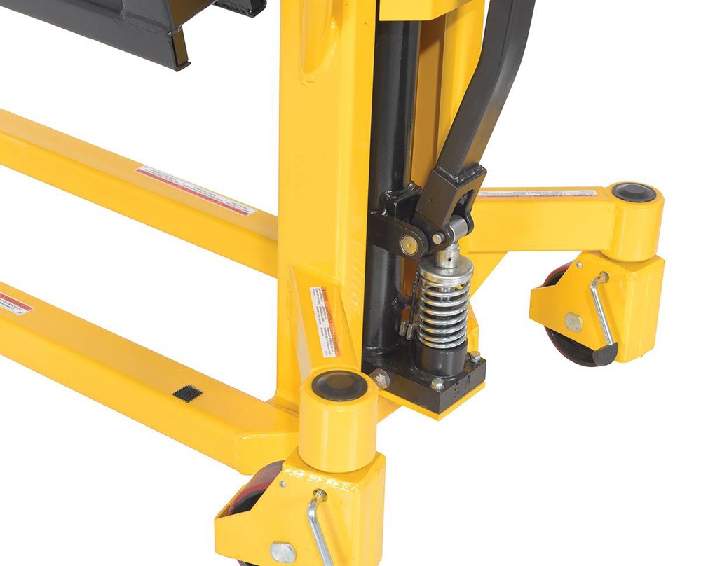 Vestil LTT-2145 21" x 45" Steel Lift Tilt Truck Yellow/Black Forks