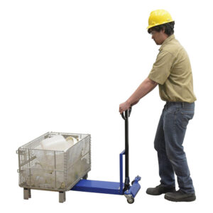 Vestil PMSF-M-400 Steel Single Yellow Fork Pallet Master